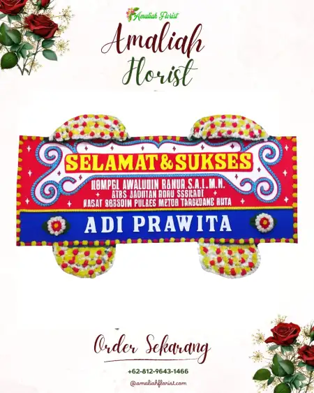 Papan Bunga Ucapan Selamat Sendana